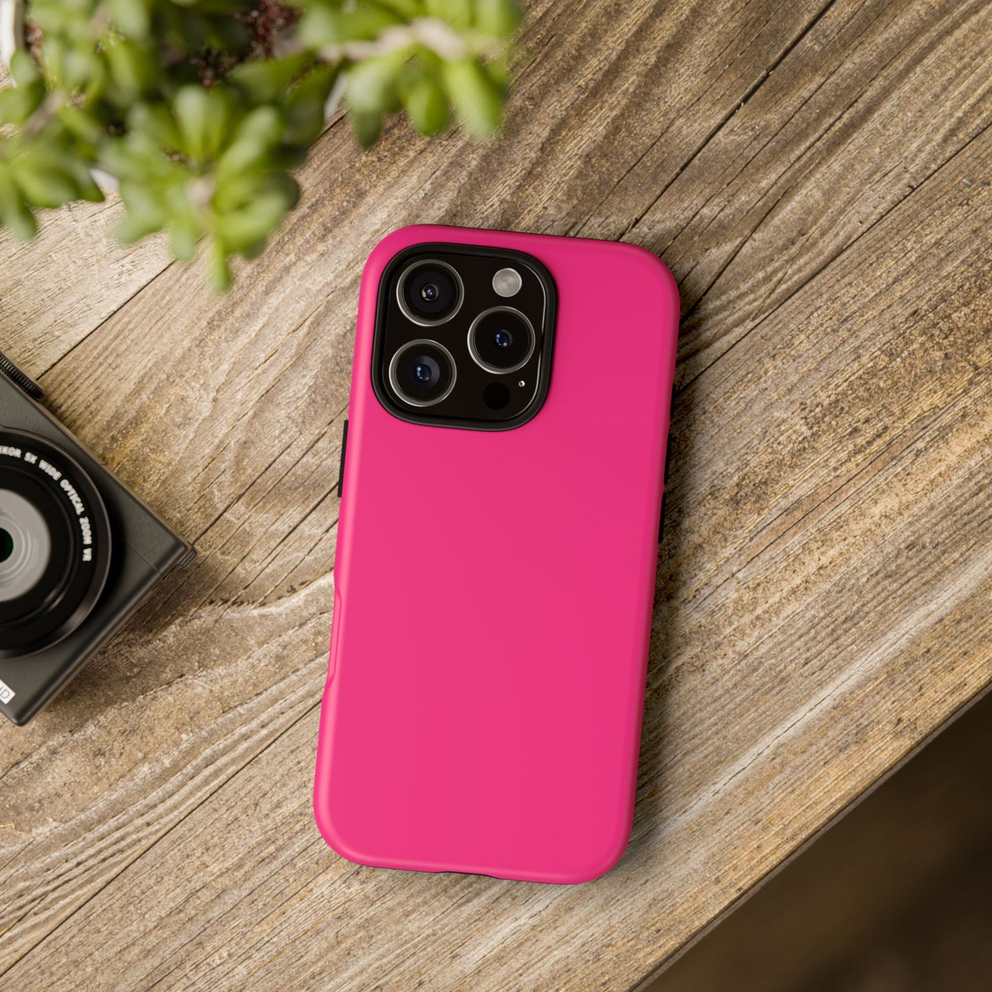 Pink Tough Cell Phone Case Matte or Glossy Protective Case iPhone Samsung