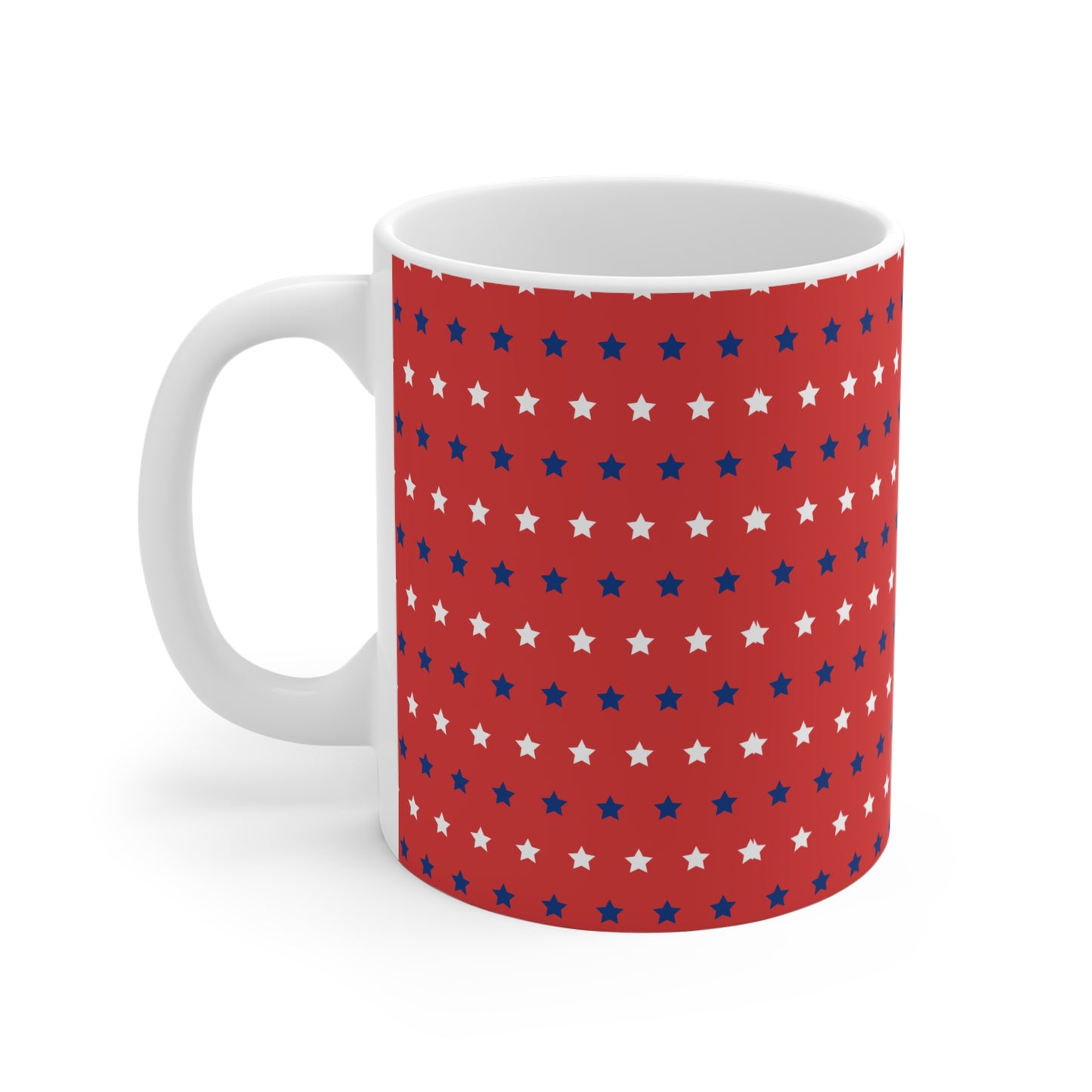 Red, White and Blue Stars Mug