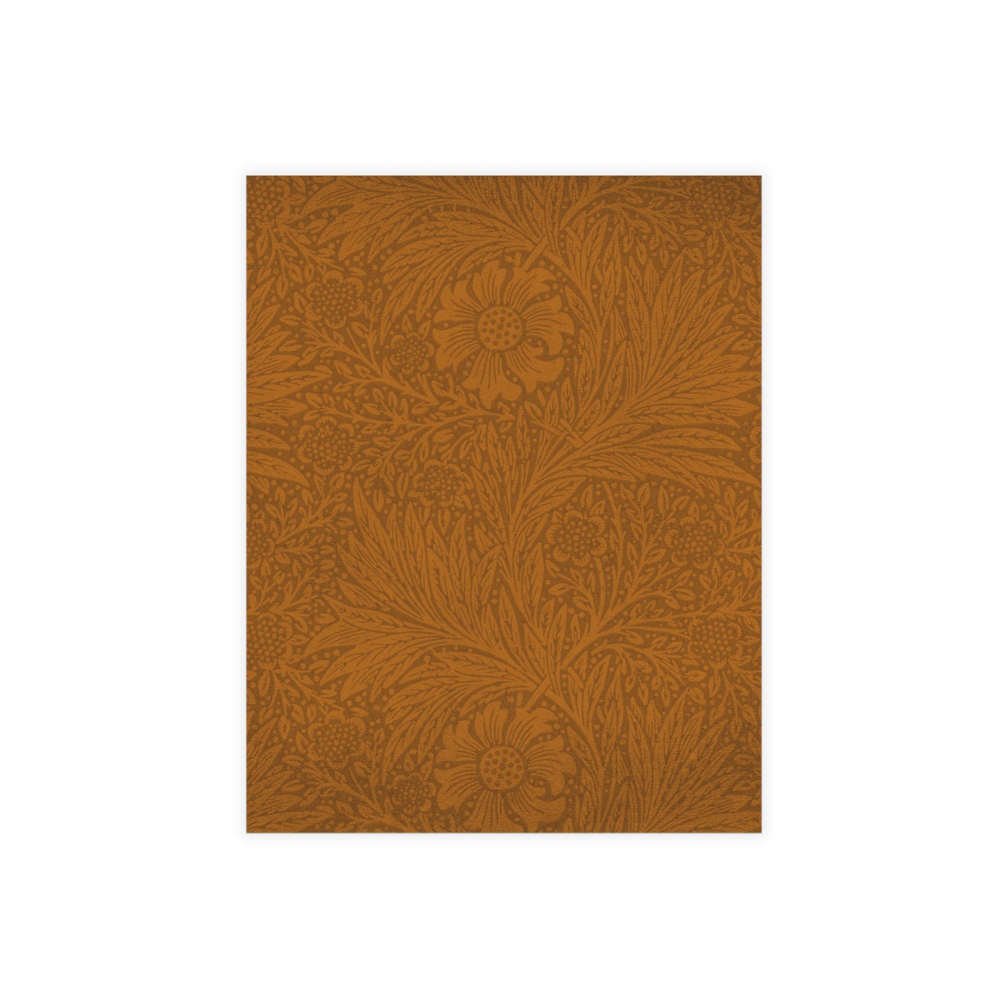 Saddle Tan Floral Postcard Set Pack of 10, 30 or 50 w/ Envelopes | Coordinated Collection