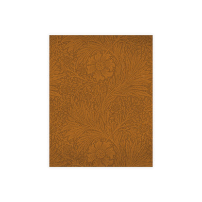 Saddle Tan Floral Postcard Set Pack of 10, 30 or 50 w/ Envelopes | Coordinated Collection