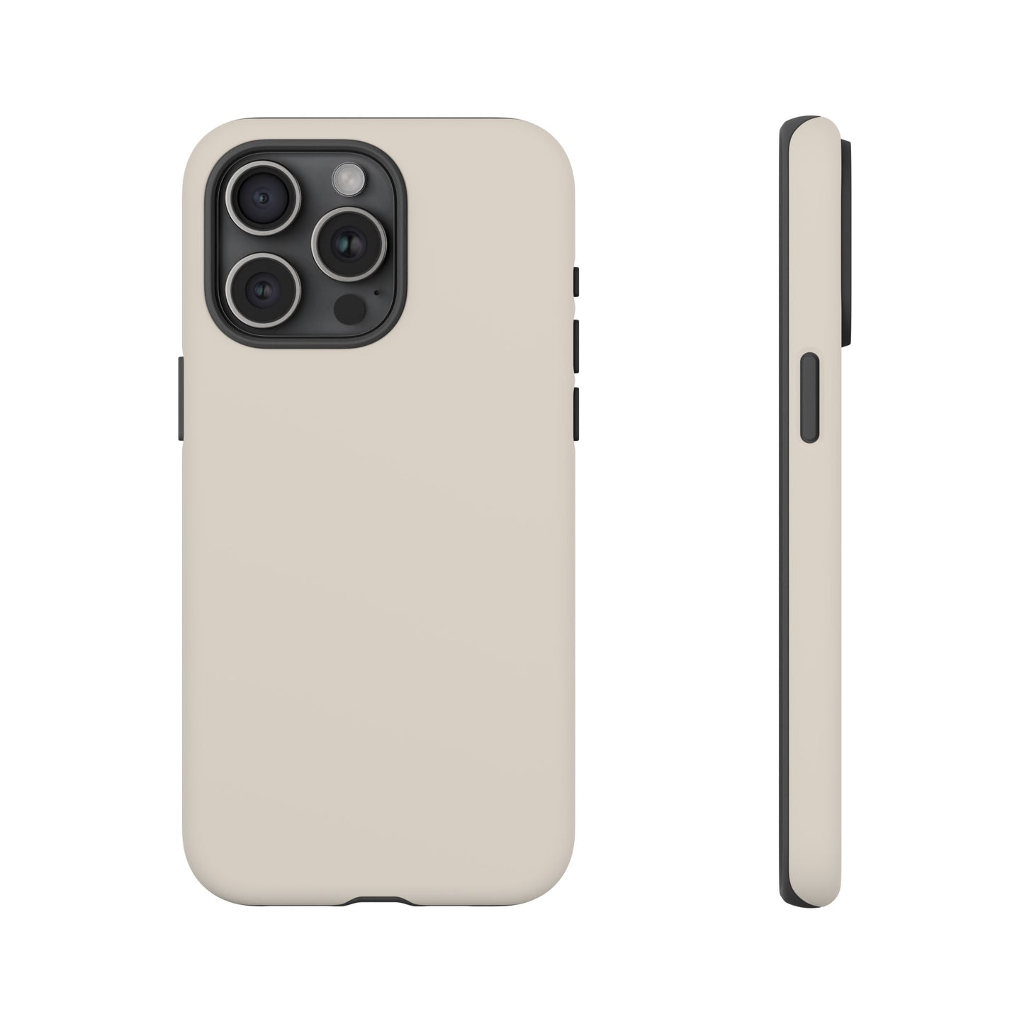 Latte Cream Tough Cell Phone Case Matte or Glossy Protective Case iPhone Samsung