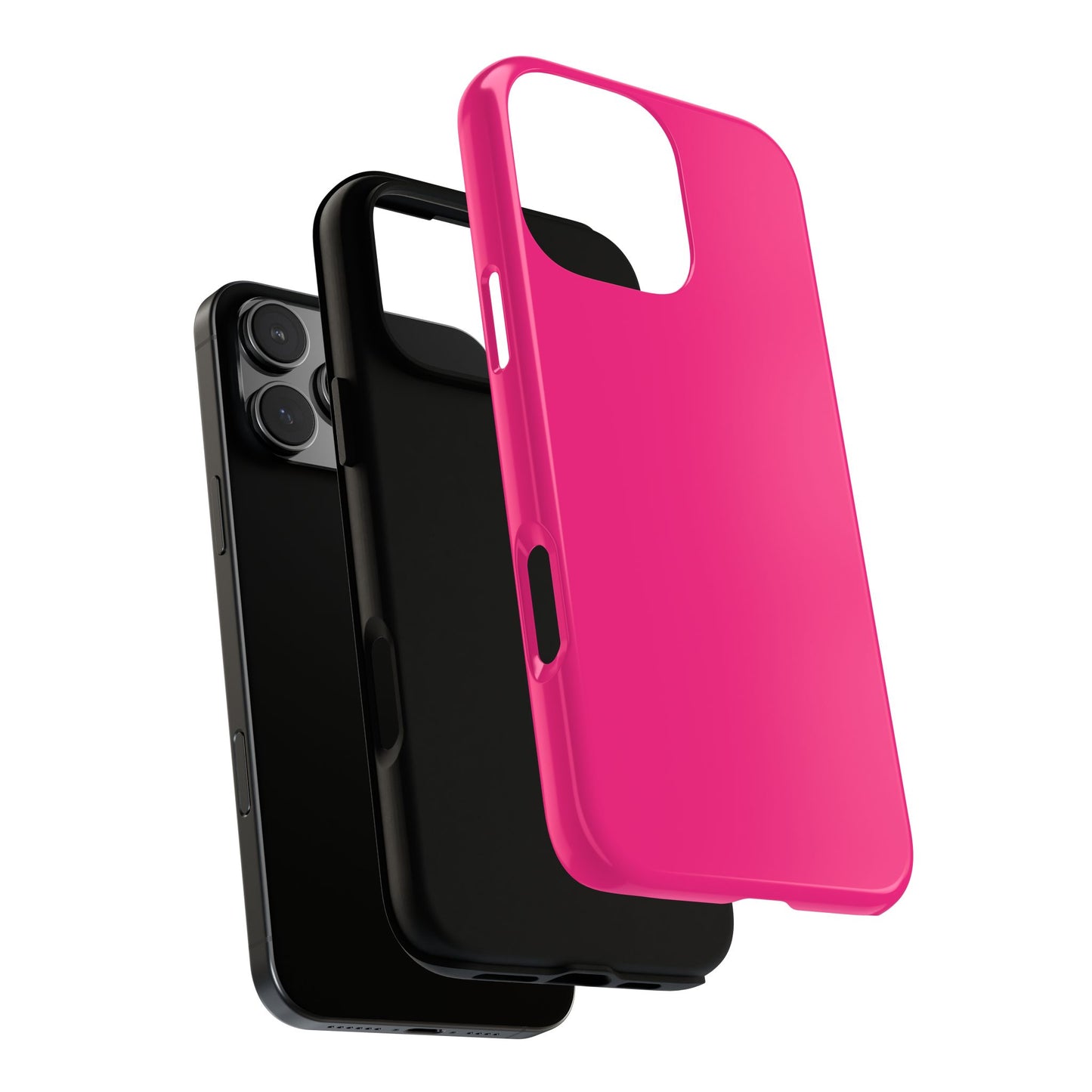Pink Tough Cell Phone Case Matte or Glossy Protective Case iPhone Samsung
