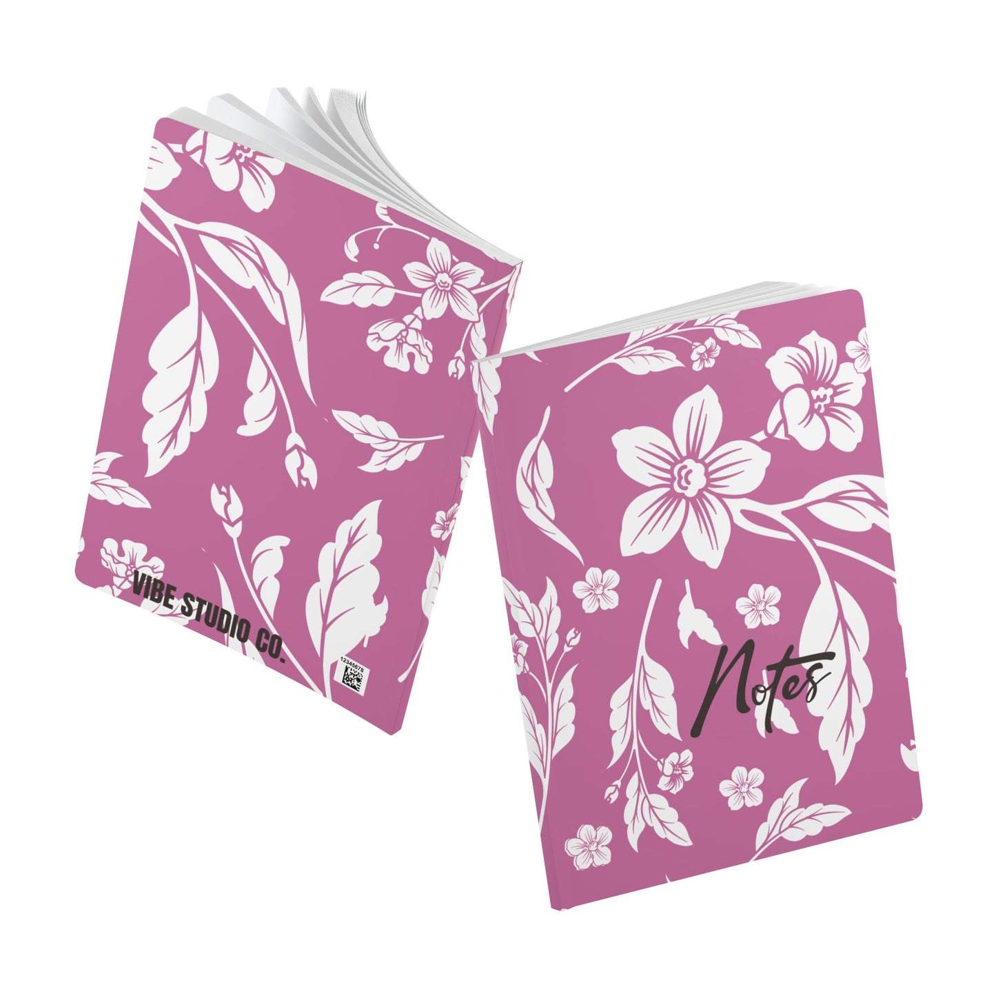 Lilac Wine Floral A5 Lined Journal Coordinated Collection