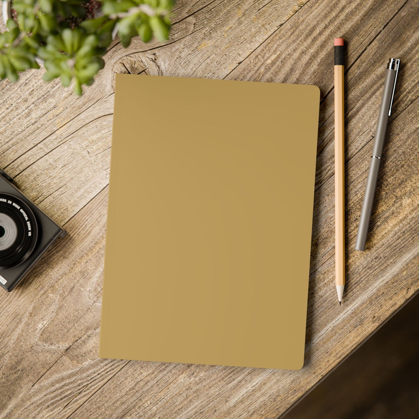 Muted Gold Color Coordinated Collection A5 Lined Journal