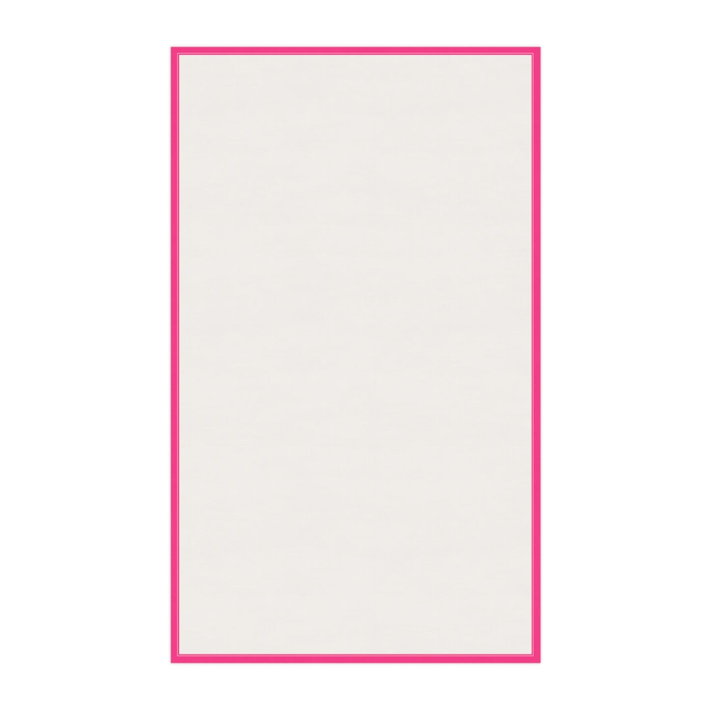 Pink Cotton Twill Tea Towel 18 x 30