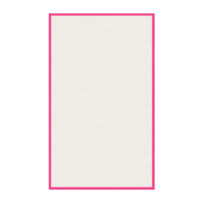 Pink Cotton Twill Tea Towel 18 x 30