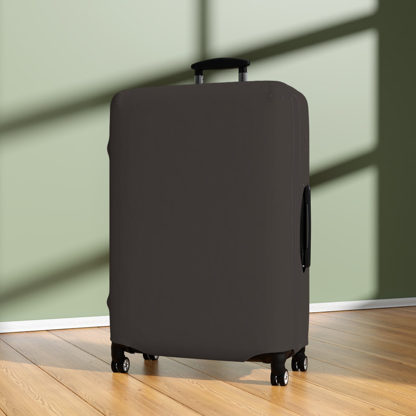 Muted Charcoal Luggage Cover Travel Suitcase Cover Protective Stretch Cover