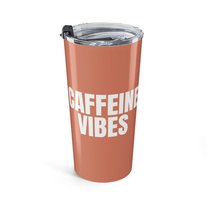 Terracotta Caffeine Vibes 20oz Stainless Steel Tumbler | Color Coordinated Collection