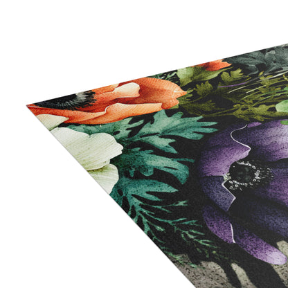 Decorated Floral Postcards Botanical Floral Postcard Set