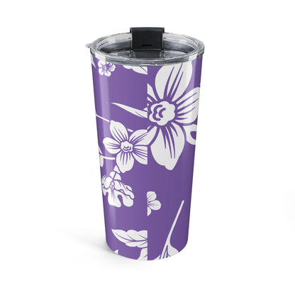 Purple Floral 20oz Stainless Steel Tumbler | Coordinated Collection