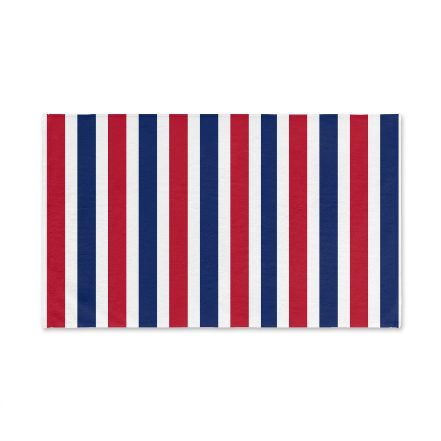 Red, White and Blue Stripe Hand Towel Patriotic Bathroom Hand Towel