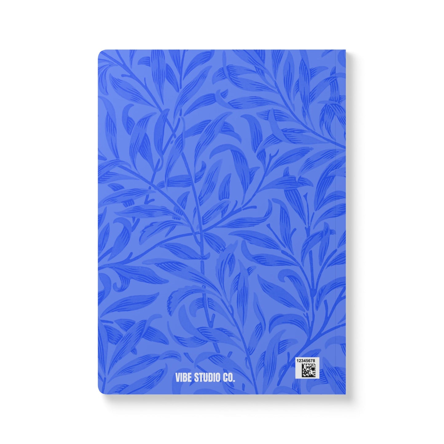 Periwinkle Leaves A5 Lined Journal Minimal Botanical Notebook | Coordinated Collection
