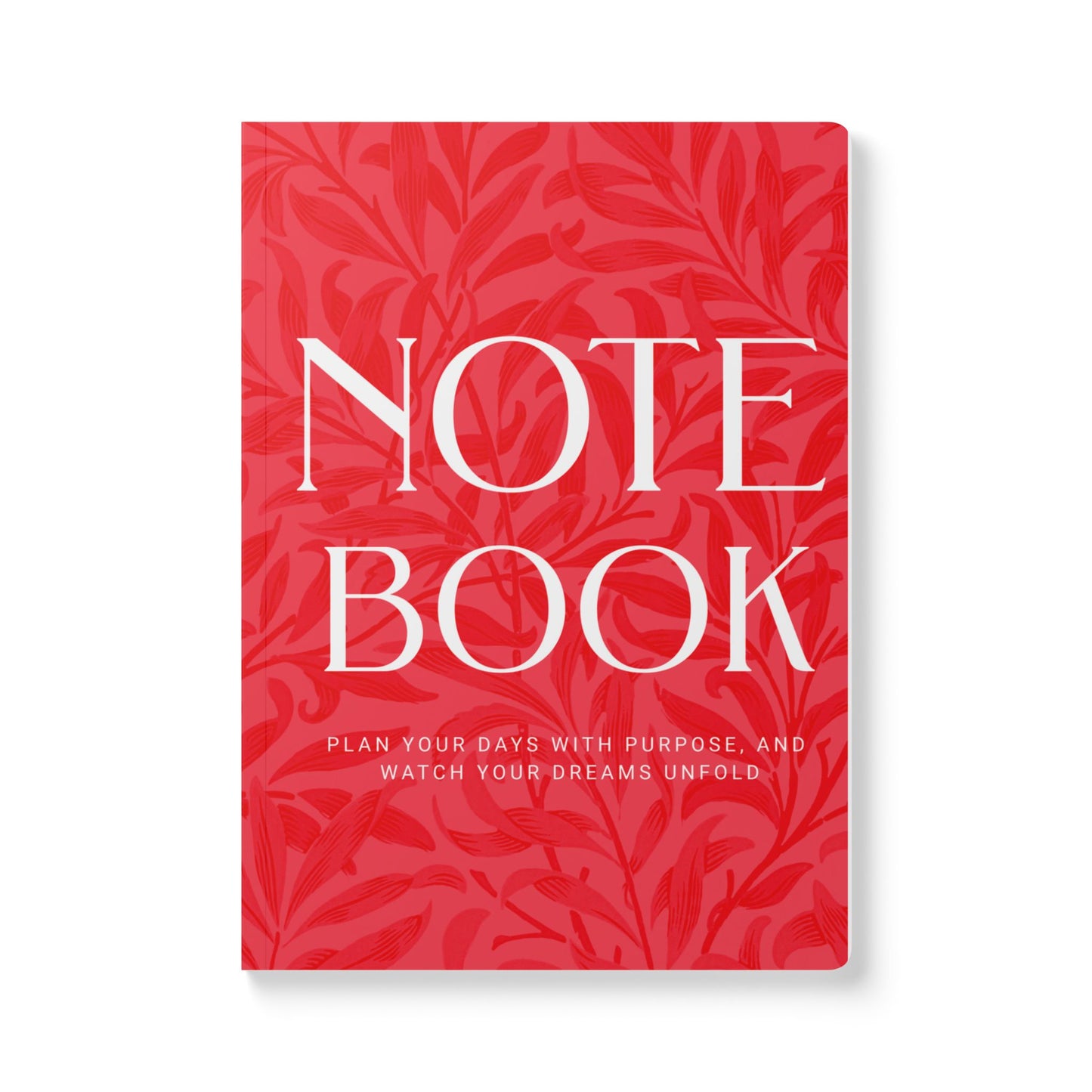 First Love Leaves A5 Lined Journal Minimal Botanical Notebook | Coordinated Collection