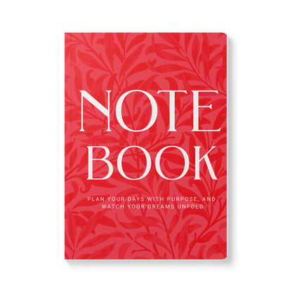 First Love Leaves A5 Lined Journal Minimal Botanical Notebook | Coordinated Collection