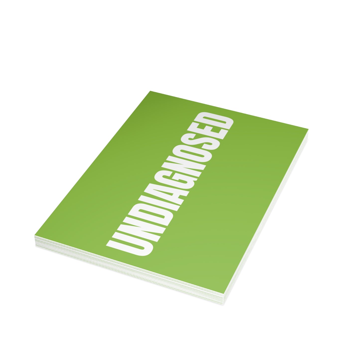 Muted Lime Postcard Set Pack of 10, 30 or 50 w/ Envelopes | Coordinated Collection