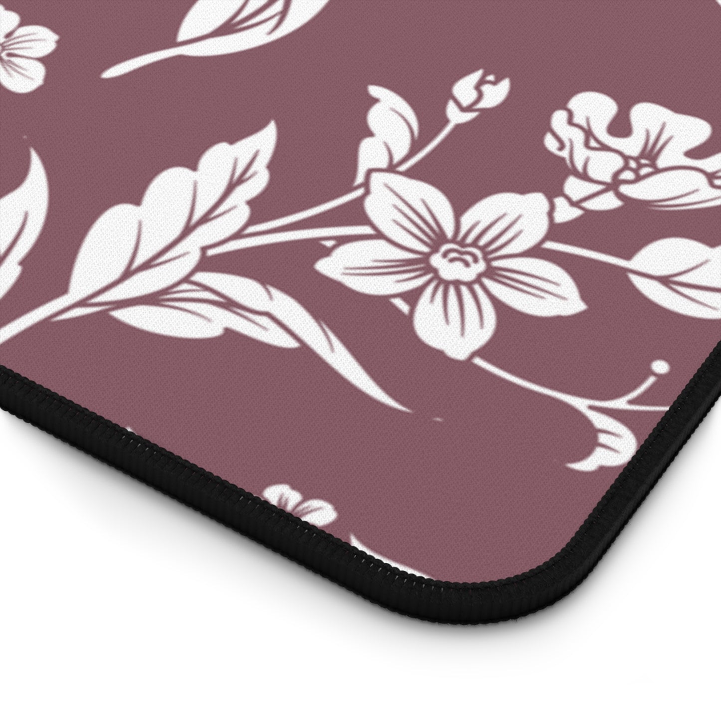 Mauve Floral Desk Pad (12x18, 12x22 or 16x32)
