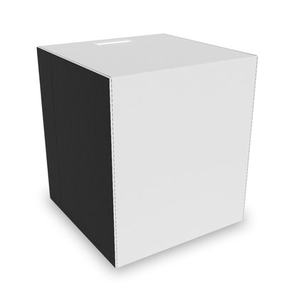 White Felt Storage Box Foldable Organizer Bin Home Storage Basket