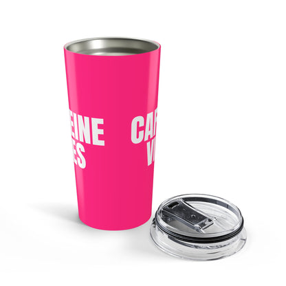 Pink Caffeine Vibes 20oz Stainless Steel Tumbler | Color Coordinated Collection