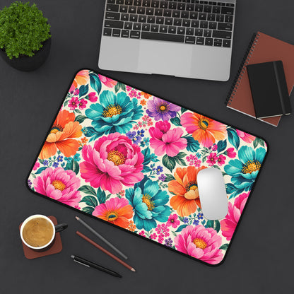Dreamy Floral Desk Mat 3 Sizes Floral Mouse Pad