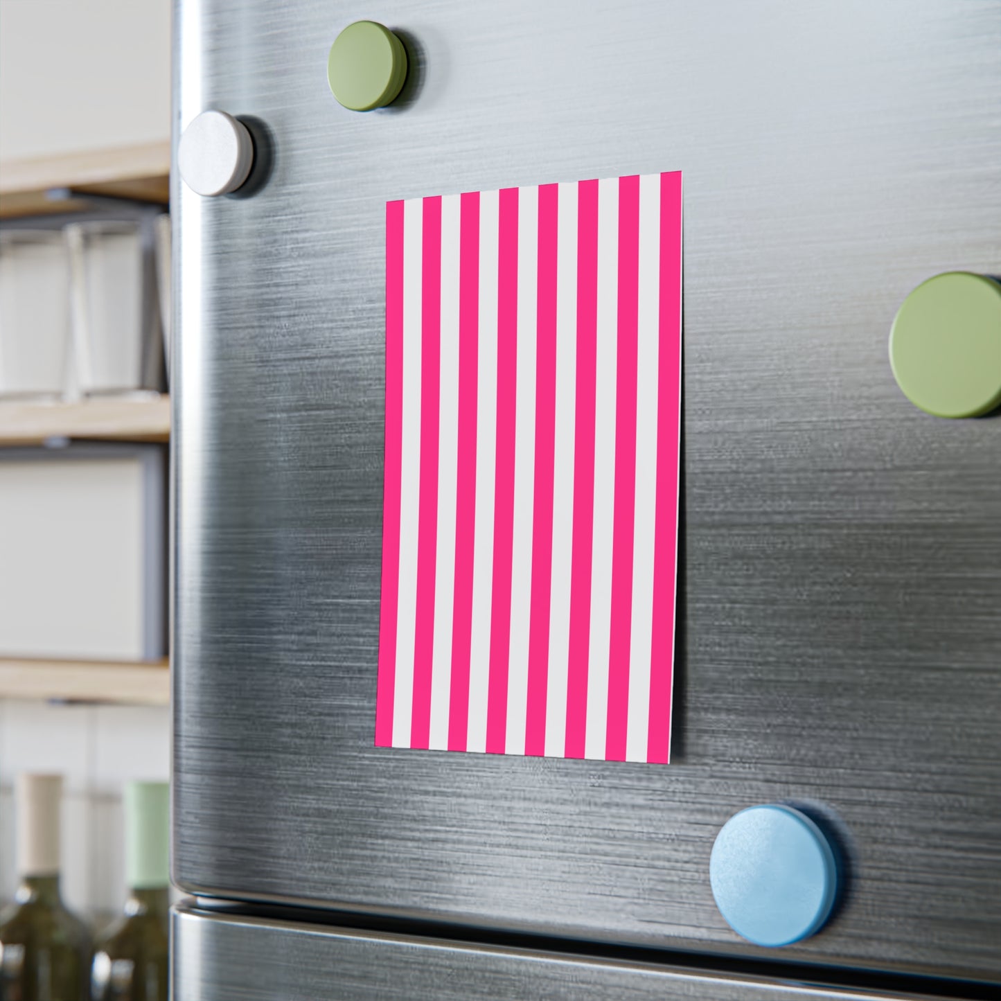 Pink Stripe Sticky Notes (7 Sizes)