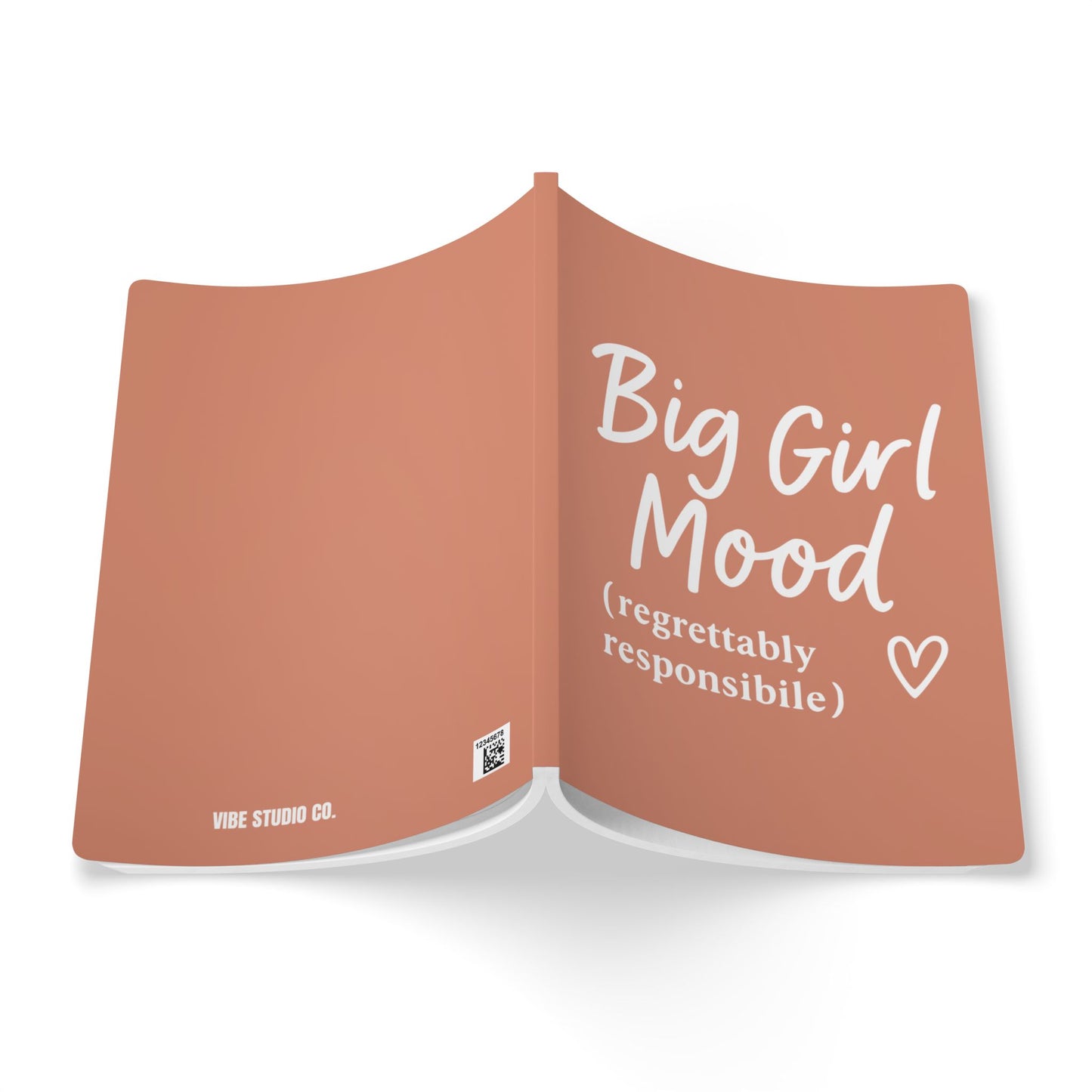 Terracotta Big Girl Mood A5 Lined Journal