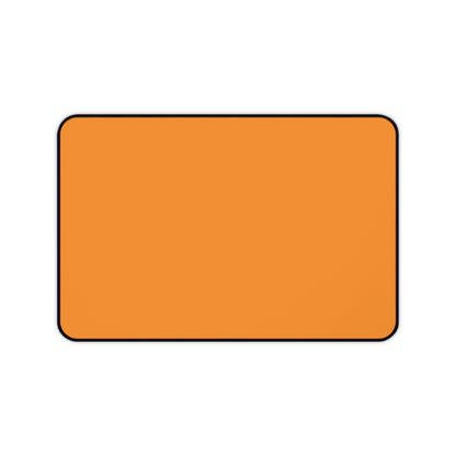 Tangerine Desk Mat Color Coordinated Collection (12x18, 12x22, 16x32)