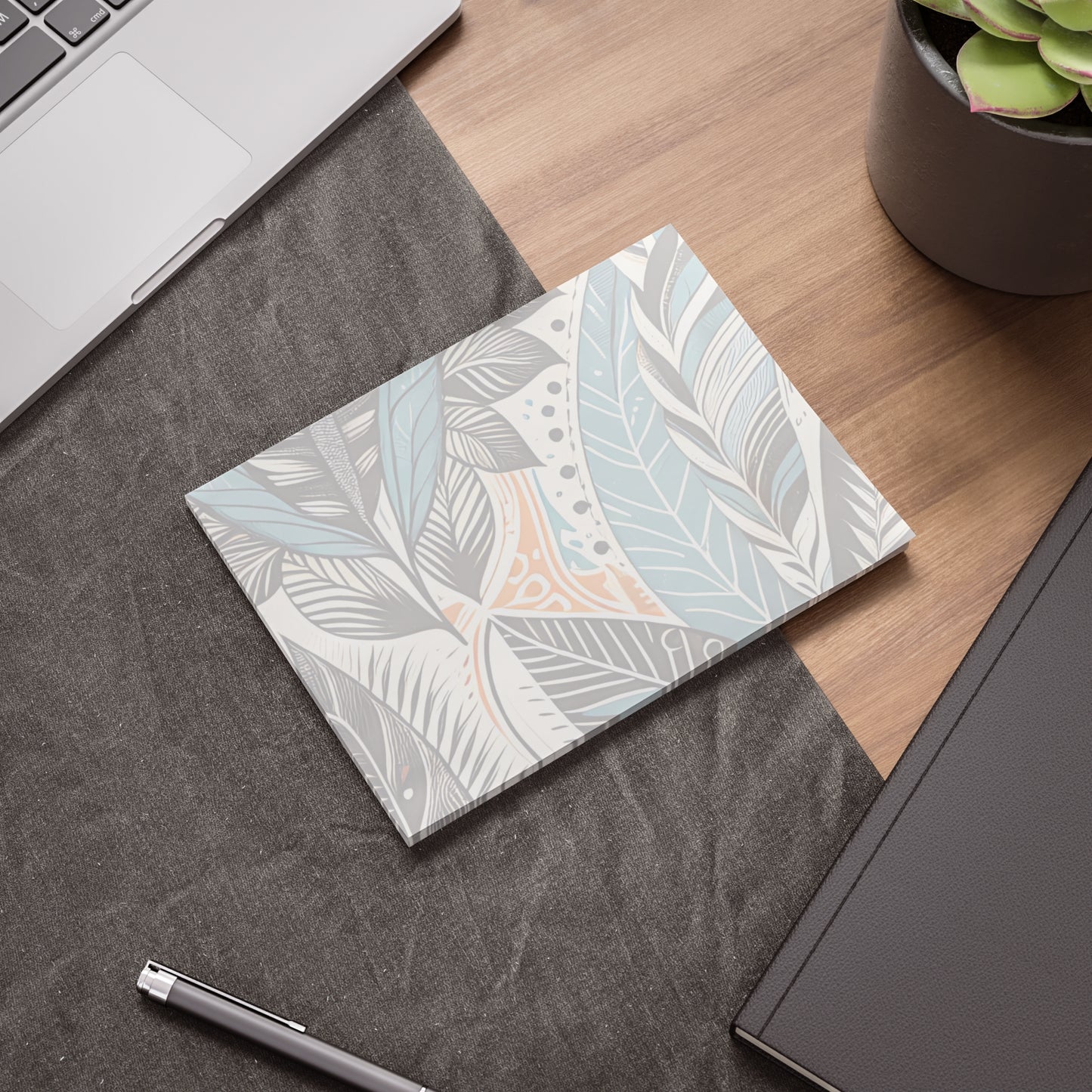 Botanical Leaves Sticky Notes Botanical Leaf Post It Notes (7 Sizes)