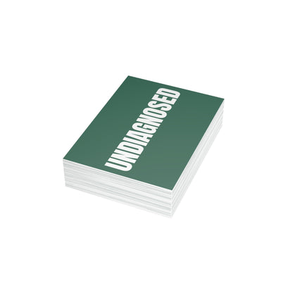 Leaf Green Postcard Set Pack of 10, 30 or 50 w/ Envelopes | Coordinated Collection