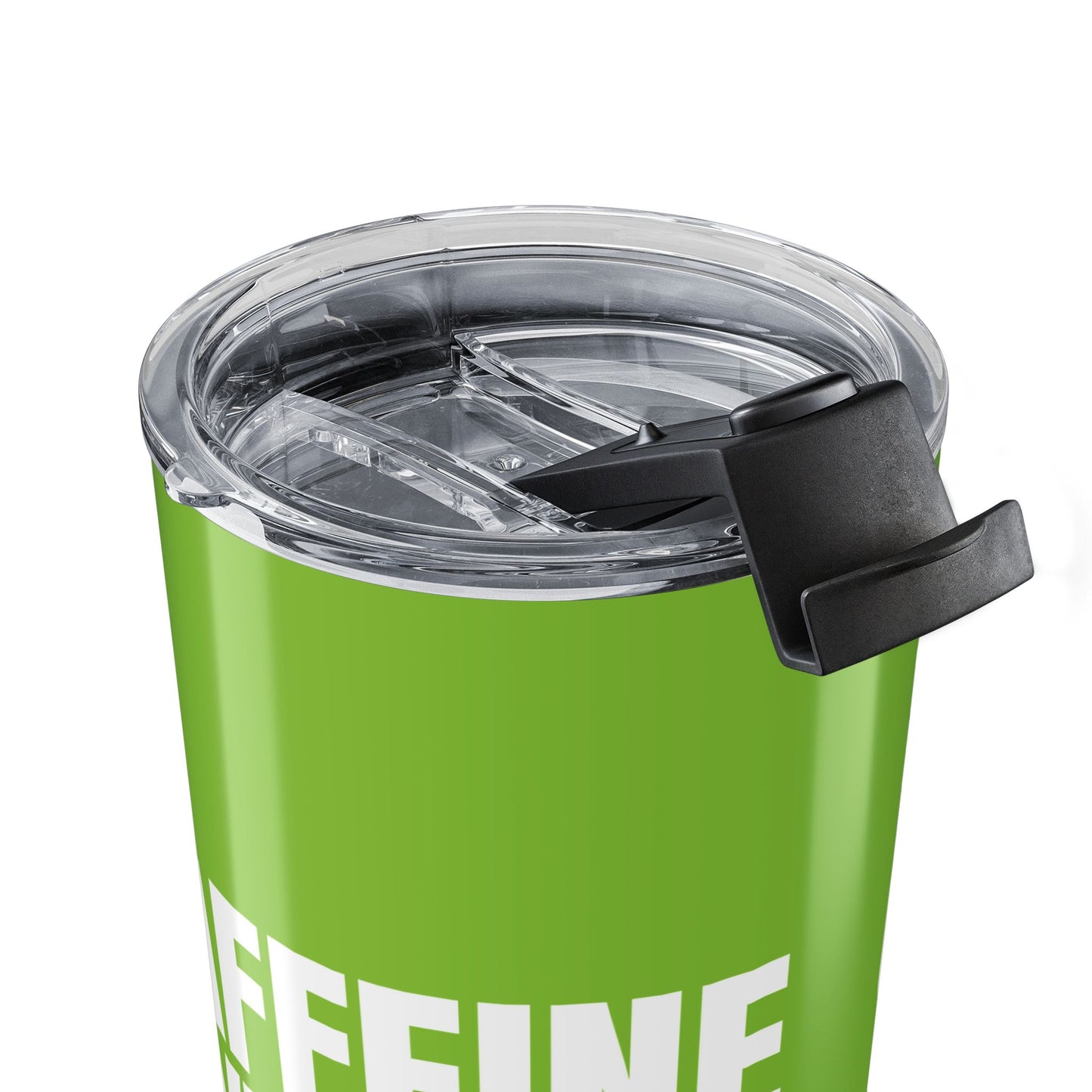 Muted Lime Caffeine Vibes 20oz Stainless Steel Tumbler | Color Coordinated Collection