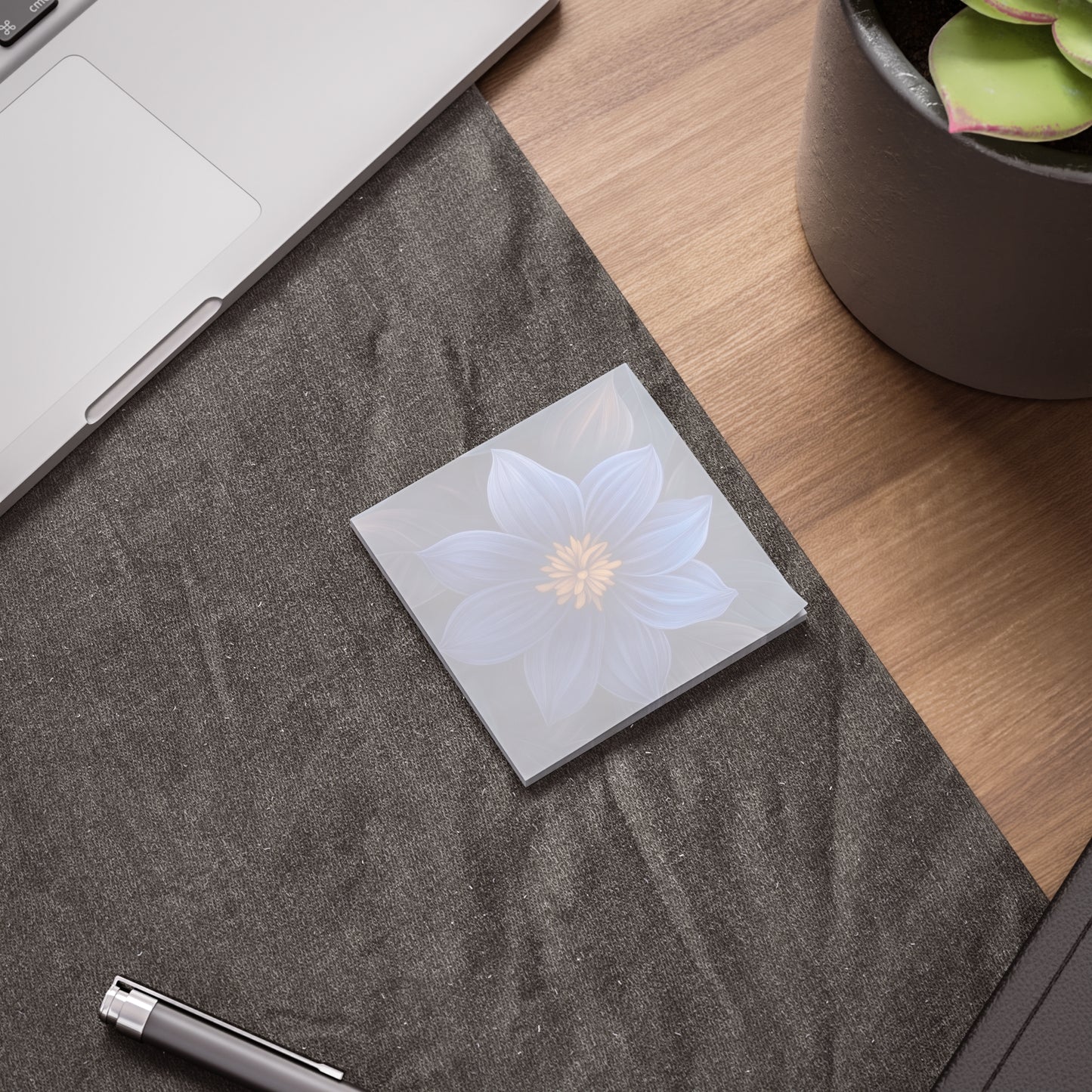 Blue Floral Heaven Sticky Notes Blue Floral Post It Notes (7 Sizes)