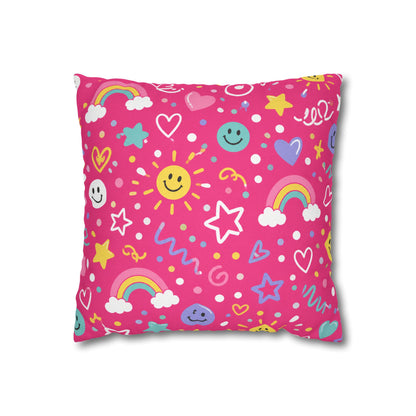 Pink Pop Pillow Cover 14x14