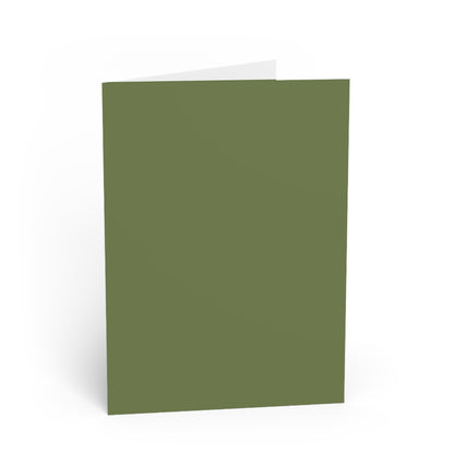 Olive Note Card Color Coordinated Collection