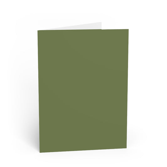 Olive Note Card Color Coordinated Collection