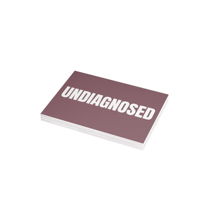 Mauve Postcard Set Pack of 10, 30 or 50 w/ Envelopes | Coordinated Collection
