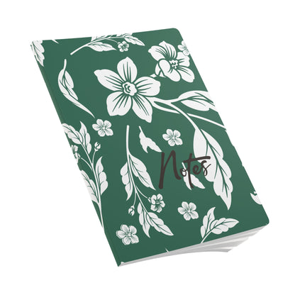 Leaf Green Floral A5 Lined Journal Coordinated Collection