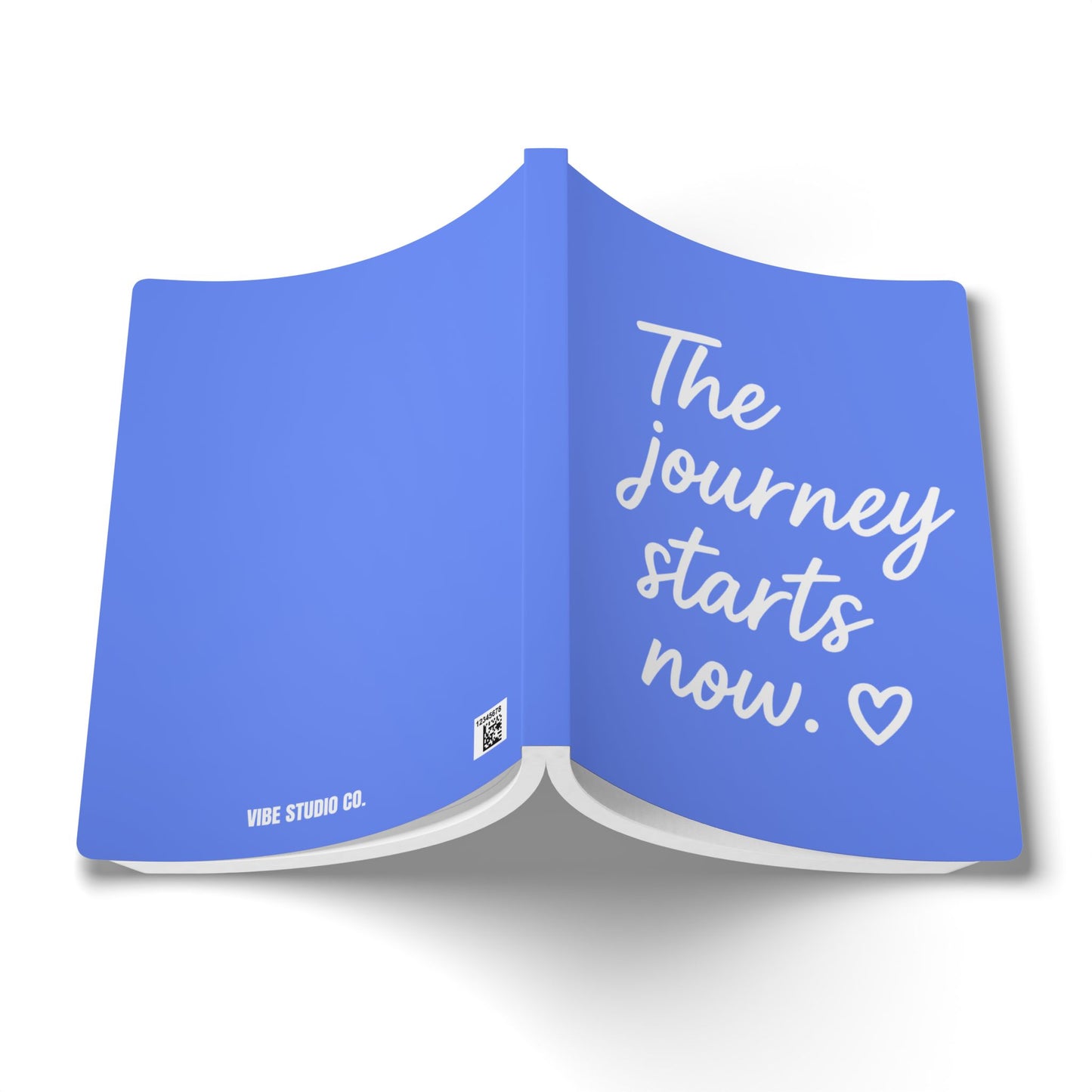 Periwinkle The Journey Starts Now A5 Lined Journal