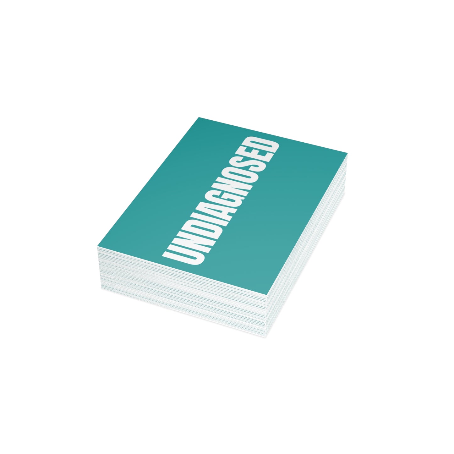 Deep Aqua Postcard Set Pack of 10, 30 or 50 w/ Envelopes | Coordinated Collection