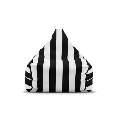 Pink Stripe Bean Bag Chair Cover Pink and White Striped Lounge Chair Cover