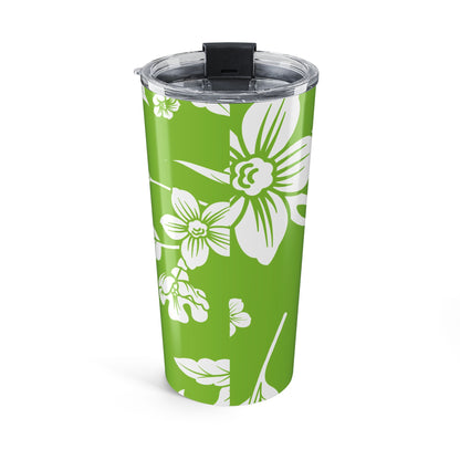 Muted Lime Floral 20oz Stainless Steel Tumbler | Coordinated Collection