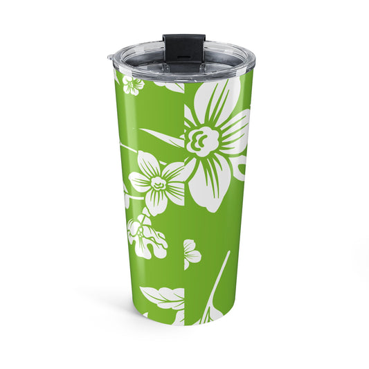 Muted Lime Floral 20oz Stainless Steel Tumbler | Coordinated Collection