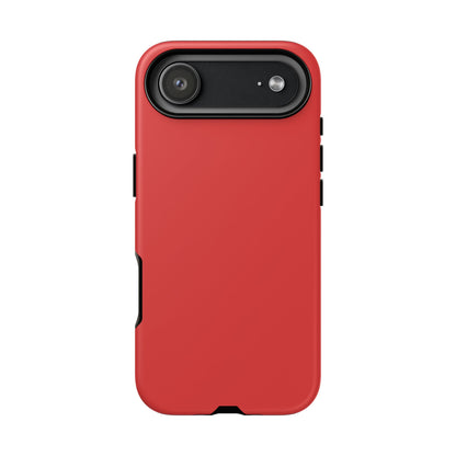True Red Tough Cell Phone Case Matte or Glossy Protective Case iPhone Samsung