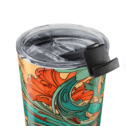 Coral Flourish 20oz Tumbler Insulated Travel Mug