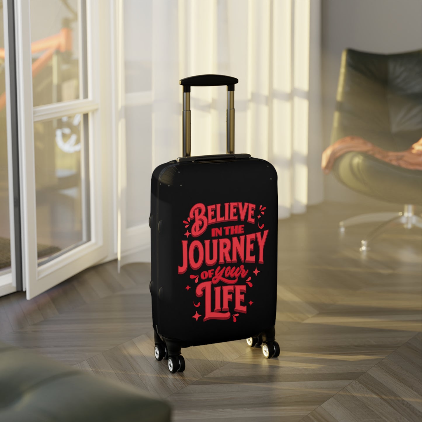 Believe In The Journey Luggage Cover Travel Suitcase Cover