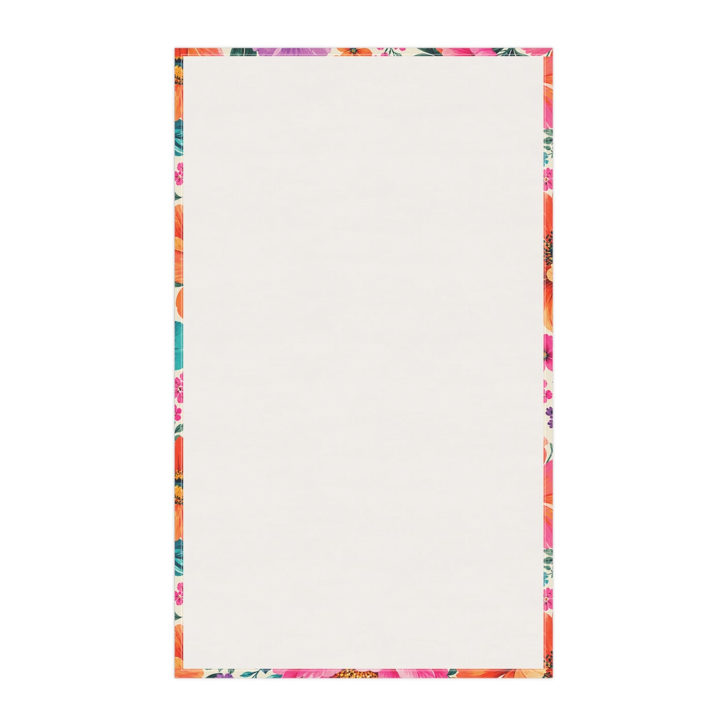 Dreamy Floral Cotton Twill Tea Towel 18 x 30 Floral Kitchen Towel