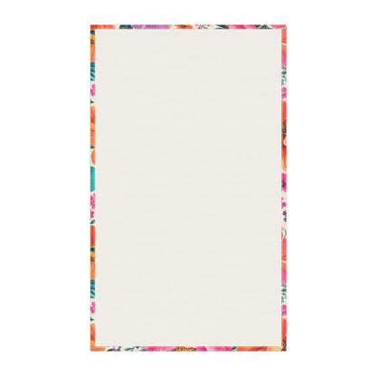 Dreamy Floral Cotton Twill Tea Towel 18 x 30 Floral Kitchen Towel