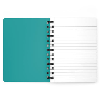 Deep Aqua Spiral Lined Notebook 150 Page Journal | Coordinated Collection