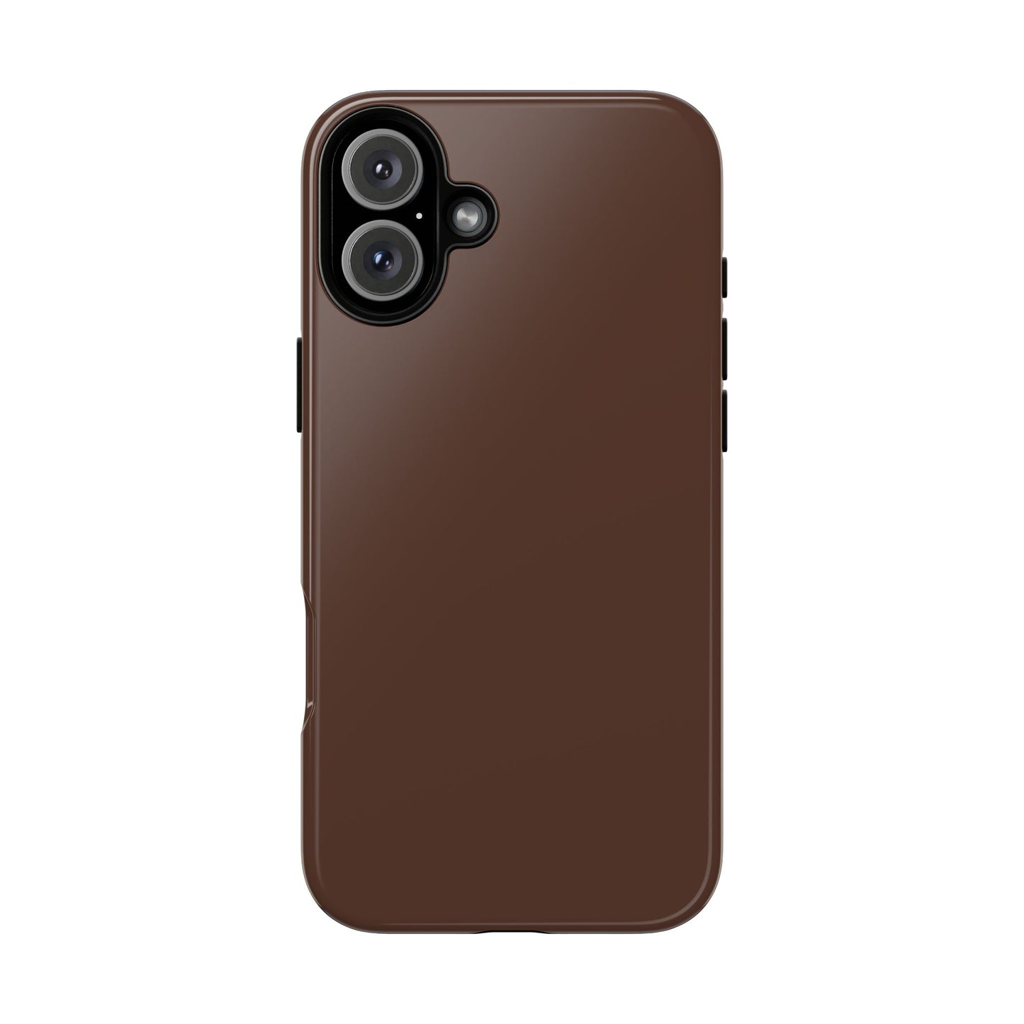 Chocolate Brown Tough Cell Phone Case Matte or Glossy Protective Case iPhone Samsung