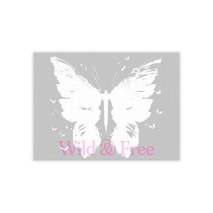 Wild and Free Sticky Notes Butterfly Post It Notes (7 Sizes)