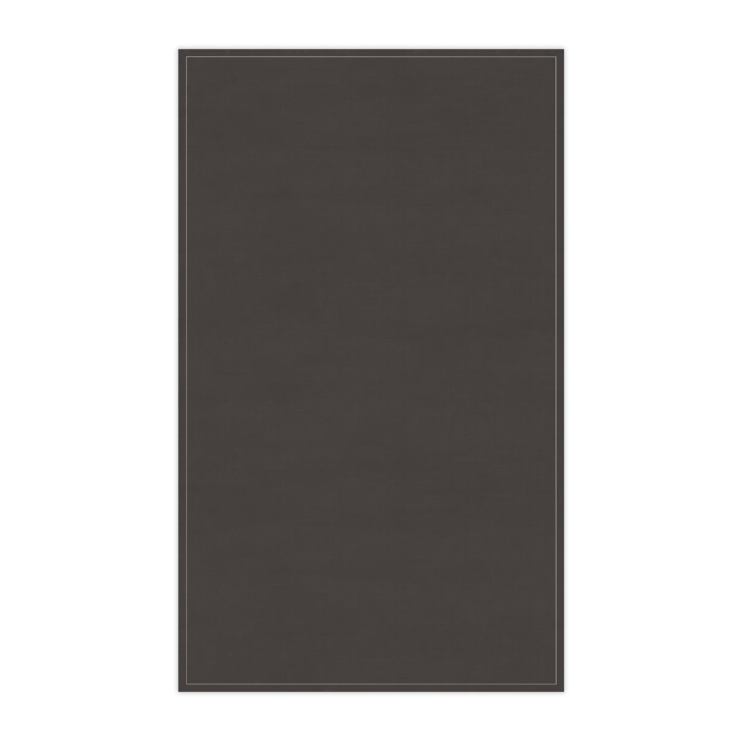 Muted Charcoal Cotton Twill Tea Towel 18 x 30