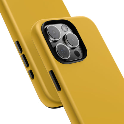 Honey Yellow Tough Cell Phone Case Matte or Glossy Protective Case iPhone Samsung